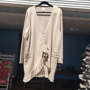 Stunning/ Sparkling Cardigan Sweater 3X